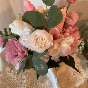 Pink Peony & Tulip Bridesmaid Bouquets