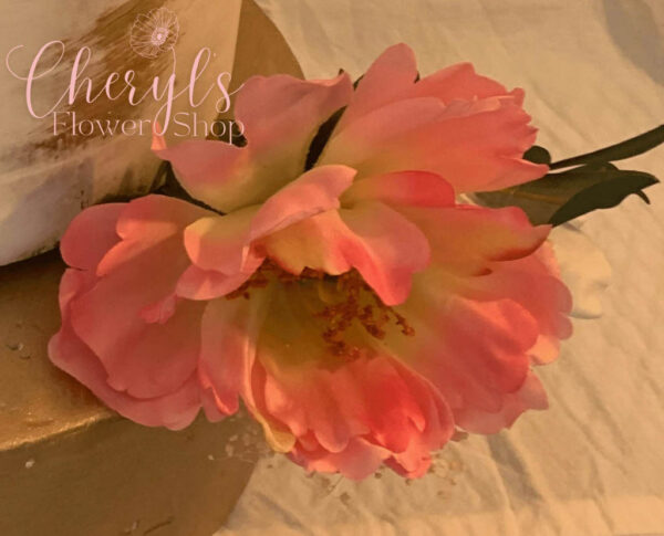 Pink Peony Cake Corsages