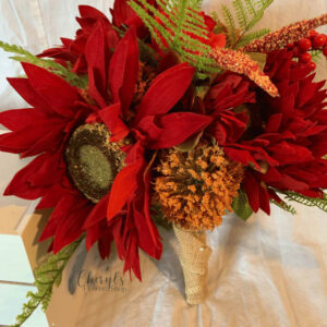 Red Sunflower Bouquet